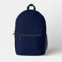 Mitternacht Navy Blue Solid Color