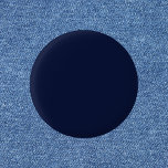 Mitternacht Navy Blue Solid Color Button<br><div class="desc">Mitternacht Navy Blue Solid Color</div>