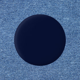 Mitternacht Navy Blue Solid Color Button