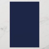 Mitternacht Navy Blue Solid Color Flyer (Vorne)