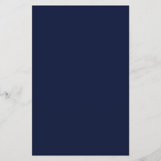 Mitternacht Navy Blue Solid Color Flyer (Vorne)