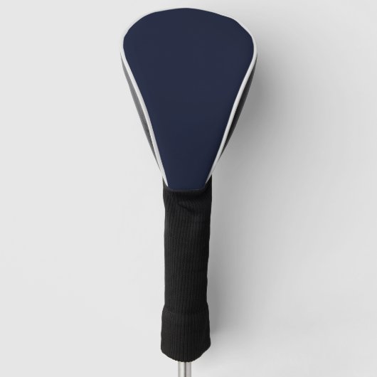 Mitternacht Navy Blue Solid Color Golf Headcover (Vorderseite)