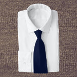 Mitternacht Navy Blue Solid Color Krawatte<br><div class="desc">Mitternacht Navy Blue Solid Color</div>