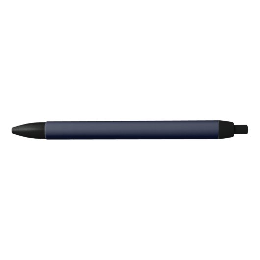 Mitternacht Navy Blue Solid Color Kugelschreiber (Vorderseite)