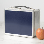 Mitternacht Navy Blue Solid Color Metall Brotdose (Beispiel)