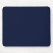 Mitternacht Navy Blue Solid Color Mousepad (Vorne)