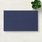 Mitternacht Navy Blue Solid Color Post-it Klebezettel (Büro)