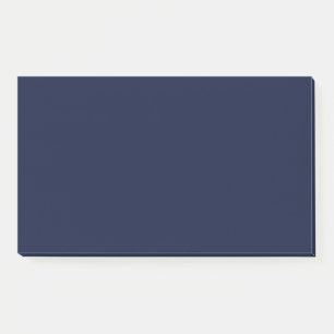 Mitternacht Navy Blue Solid Color Post-it Klebezettel