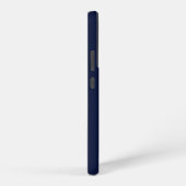 Mitternacht Navy Blue Solid Color Samsung Galaxy Hülle (Rechte Seite)