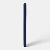 Mitternacht Navy Blue Solid Color Samsung Galaxy Hülle (Linke Seite)