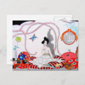 Mitternacht oder das moderne Apartment Postkarte (Vorne/Hinten)