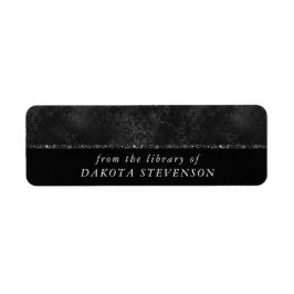 Mitternacht Onyx Romance | Black Satiny Grunge Dam