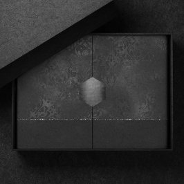 Mitternacht Onyx Romance | Black Satiny Grunge Dam Seidenpapier