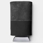 Mitternacht Onyx Romance | Black Satiny Grunge Dam Selters Dosenkühler (Vorderseite)