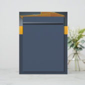 Mitternacht Orange Letterhead (Stehend Vorderseite)