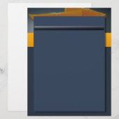 Mitternacht Orange Letterhead (Vorne/Hinten)