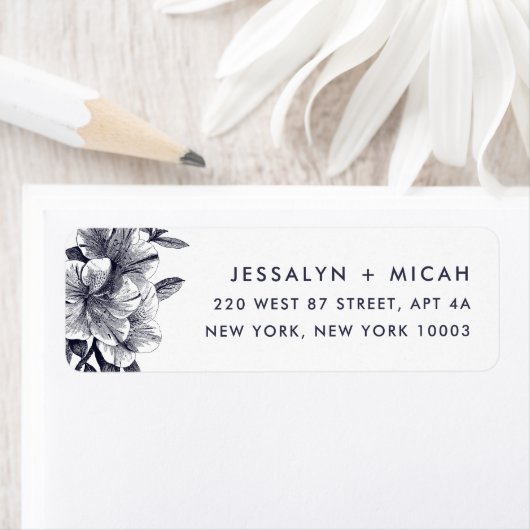 Mitternacht-Orchid-Rücksendeadresse (Insitu)