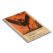 Mitternacht Owl Halloween Night Notebook Notizblock (Rechte Seite)