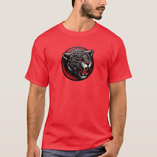 Mitternacht Panther Emblem T - Shirt (Vorderseite)