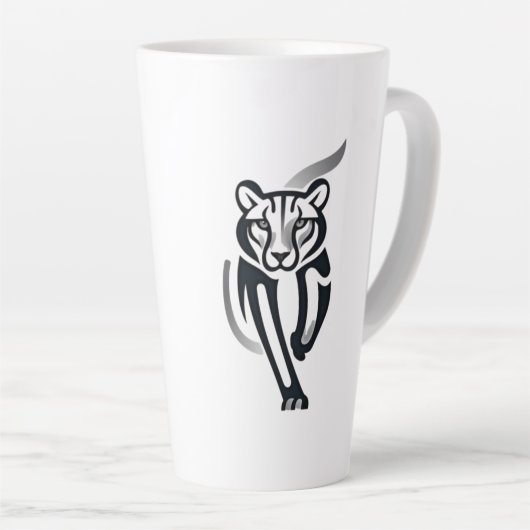 Mitternacht Panther - Silent Power T-Shirt Milchtasse (Rechte Ecke)