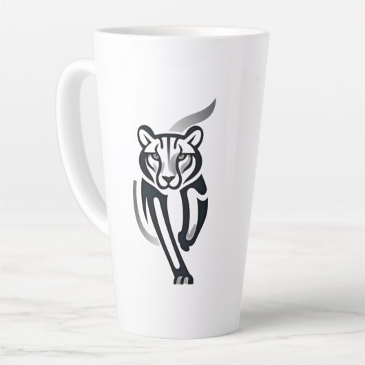 Mitternacht Panther - Silent Power T-Shirt Milchtasse (Linke Ecke)