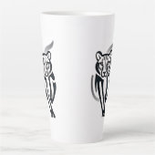 Mitternacht Panther - Silent Power T-Shirt Milchtasse (Vorderseite)
