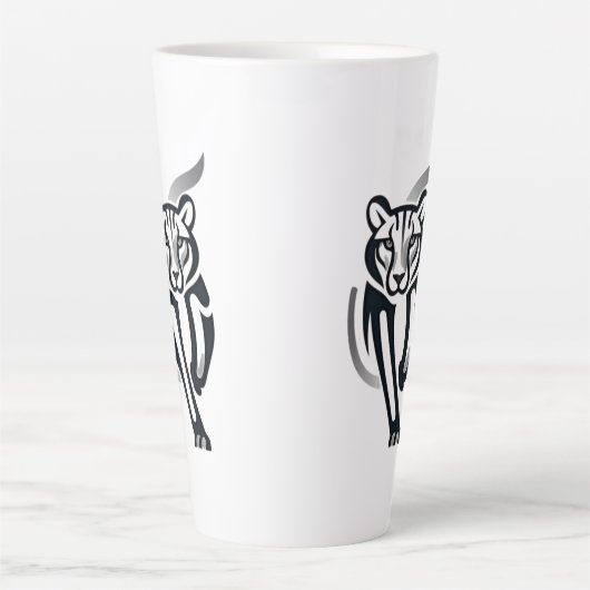 Mitternacht Panther - Silent Power T-Shirt Milchtasse (Vorderseite)