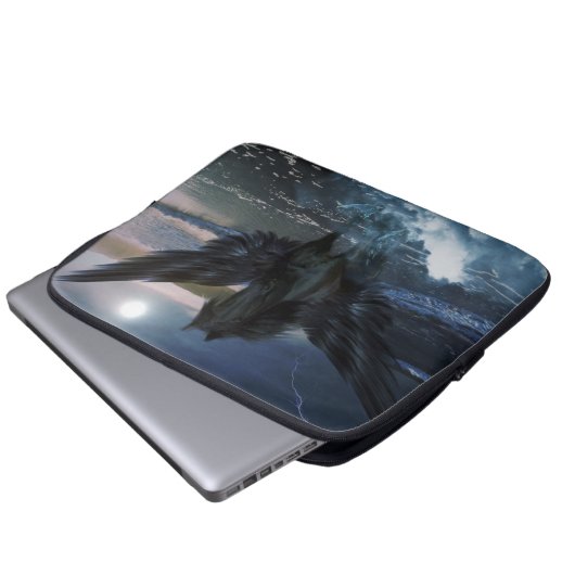 Mitternacht Pegasus Electronics Bag Laptopschutzhülle (Vorne Knopf)