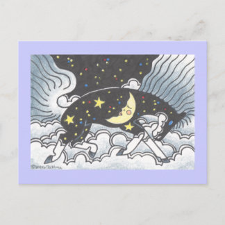 Mitternacht Pony Postkarte
