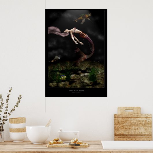 Mitternacht Poster (Küche)