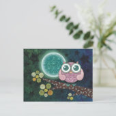 Mitternacht Postkarte (Stehend Vorderseite)