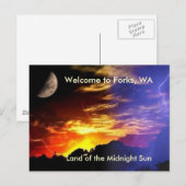 Mitternacht Postkarte (Vorne/Hinten)
