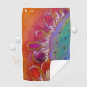 "Mitternacht Prickly Pear" Golfhandtuch (Insitu)