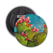 Mitternacht Prickly Pear II Button Flaschenöffner (Vorderseite)