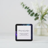 Mitternacht Quadratische Visitenkarte (Stehend Vorderseite)