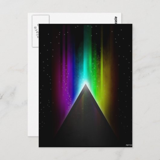 Mitternacht Rain Postkarte (Vorne/Hinten)