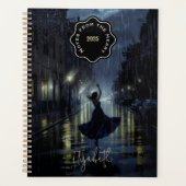 Mitternacht-Regen-Notebook Planer (Vorderseite)