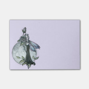 Mitternacht Rose Fairy Post-it Klebezettel