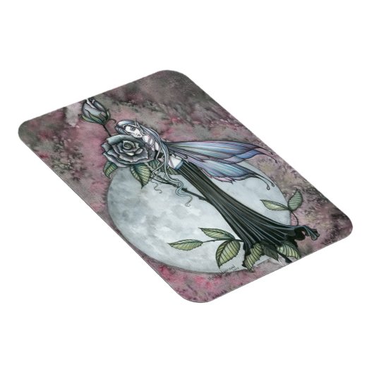 Mitternacht Rose Fairy Vinyl Magnet (Rechte Seite)