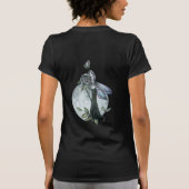 Mitternacht Rose Gothic Fairy Shirt (Rückseite)