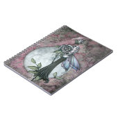 Mitternacht-Rose-Notebook Notizblock (Linke Seite)