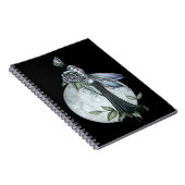 Mitternacht-Rose-Notebook Notizblock (Rechte Seite)