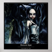 Mitternacht-Rose Poster (Vorne)