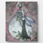Mitternacht Rose Self Stehend Picture Plaque Fotoplatte (Vorderseite)