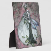 Mitternacht Rose Self Stehend Picture Plaque Fotoplatte (Seite)