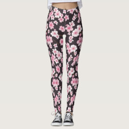 Mitternacht Sakura: Eine Cherry-Blossom-Symphonie Leggings
