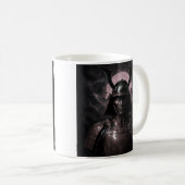 Mitternacht Samurai Warrior Kaffeetasse (VorderseiteRechts)
