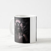 Mitternacht Samurai Warrior Kaffeetasse (Vorderseite Links)