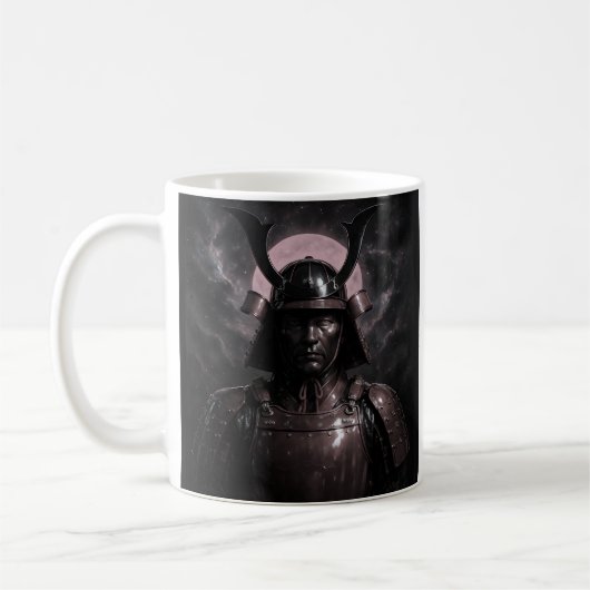 Mitternacht Samurai Warrior Kaffeetasse (Links)