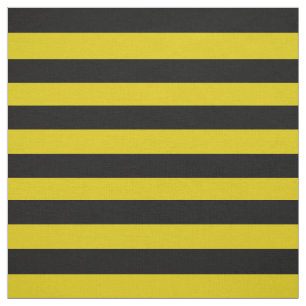 Mitternacht schwarz, dunkelgoldfarben, Streifen Stoff